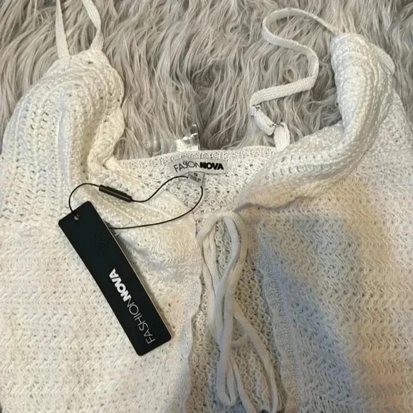 Fashion Nova Turks And Caicos Crochet Top - Ivory - Picture 6 of 7